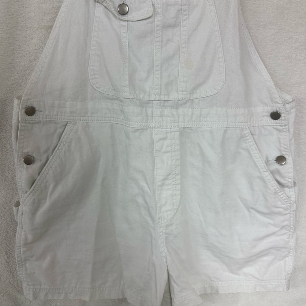 No Boundaries White Shortalls size XL Women - Picture 12 of 13